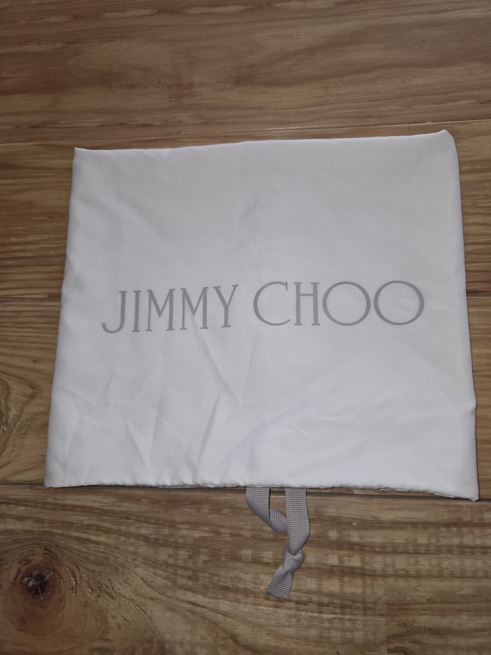 Jimmy Choo White Dust Bag 19.5 H X 22 W